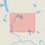 Karta som med röd fyrkant ramar in Dalarna, Insjön, Borlänge, Dalarnas län