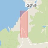 Karta som med röd fyrkant ramar in Utby, Söderås, Riksvägen, Rättvik, Dalarnas län