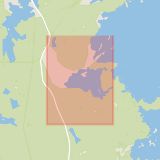 Karta som med röd fyrkant ramar in Hamrångevägen, Hamrångefjärden, Katrineholm, Gävle, Gävleborgs län