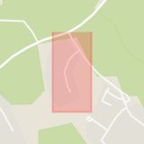 Karta som med röd fyrkant ramar in Aspvägen, Mora, Dalarnas län