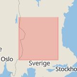 Karta som med röd fyrkant ramar in Härja, Dalarnas län