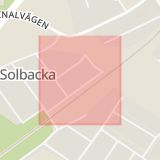 Karta som med röd fyrkant ramar in Sörberge, Rälsvägen, Timrå, Västernorrlands län