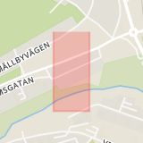 Karta som med röd fyrkant ramar in Björsta, Kramfors, Västernorrlands län