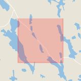 Karta som med röd fyrkant ramar in Arenavägen, Inspektörsvägen, Chaufförvägen, Östersundsvägen, Pilgrimstad, Bräcke, Högsta, Jämtlands län