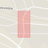 Karta som med röd fyrkant ramar in Sundsvall, Långsele, Sollefteå Kommun, Västernorrlands län