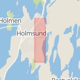 Karta som med röd fyrkant ramar in Umeå, Ålidhem, Bräntevägen, Holmsund, Lycksele, Björksele, Vormsele, Västerbottens län