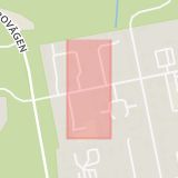 Karta som med röd fyrkant ramar in Umeå, Älvans Väg, Tomtebo, Ålidhem, Holmsund, Västerbottens län