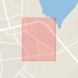 Karta som med röd fyrkant ramar in Parkvägen, Dorotea, Bratten, Lycksele, Västerbottens län
