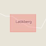 Karta som med röd fyrkant ramar in Latikberg, Vilhelmina, Västerbottens län