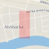 Karta som med röd fyrkant ramar in Älvsbacka, Lövånger, Morö Backe, Ursviken, Skelleftehamn, Skellefteå, Västerbottens län