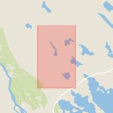 Karta som med röd fyrkant ramar in Norra Altervägen, Norrfjärden, Piteå, Norrbottens län