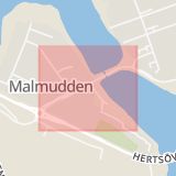 Karta som med röd fyrkant ramar in Kiruna, Västra Brogatan, Malmudden, Luleå, Boden, Björkgatan, Arvidsjaur, Skuthamn, Piteå, Norrbottens län