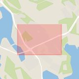 Karta som med röd fyrkant ramar in Skurholmen, Luleå, Norrbottens län