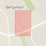 Karta som med röd fyrkant ramar in Norrbotten, Torpgärdan, Boden, Björkgatan, Polisen I Luleå, Notviken, Norrbottens län