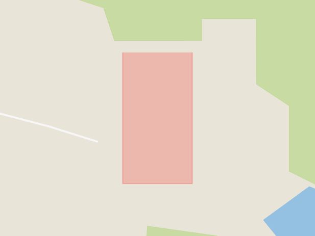 Karta som med röd fyrkant ramar in Hovby, Kisa, Kinda, Östergötlands län