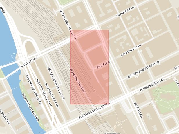 Karta som med röd fyrkant ramar in Arlanda, Stockholm City, Stockholm, Stockholms län