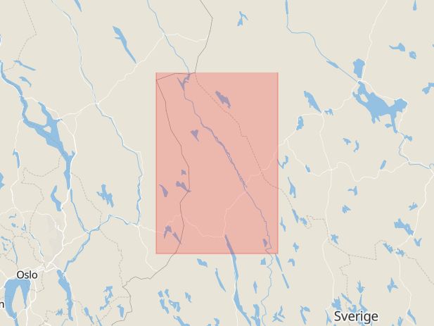 Karta som med röd fyrkant ramar in Värmland, Torsby Kommun, Karlstad, Grums Kommun, Kristinehamn, Värmlands län