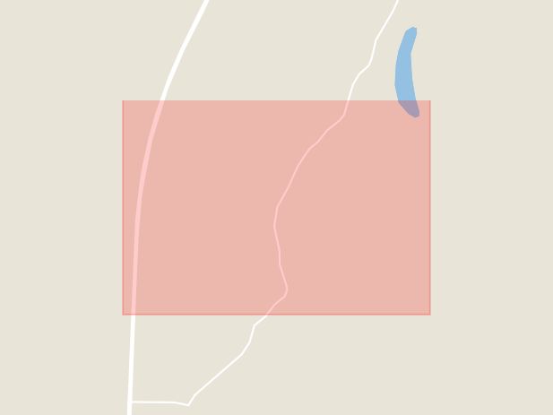 Karta som med röd fyrkant ramar in Bäck, Robertsfors, Västerbottens län