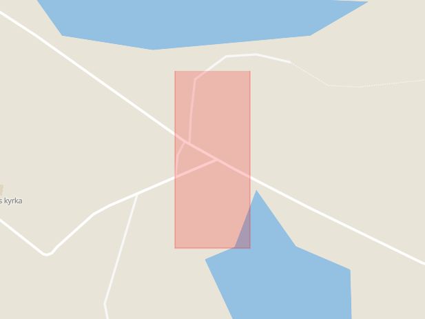 Karta som med röd fyrkant ramar in Saxnäs, Vilhelmina, Västerbottens län