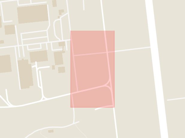 Karta som med röd fyrkant ramar in Sturup, Svedala, Skåne län