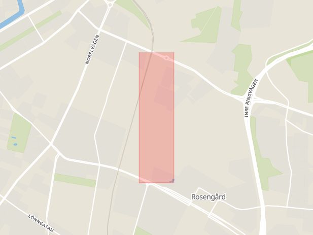 Karta som med röd fyrkant ramar in Scheelegatan, Sallerupsvägen, Sköldgatan, Malmö, Skåne län
