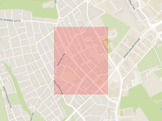Karta som visar ungefär var händelsen Skottlossning: Skottlossning på Norra Stenbocksgatan. inträffat