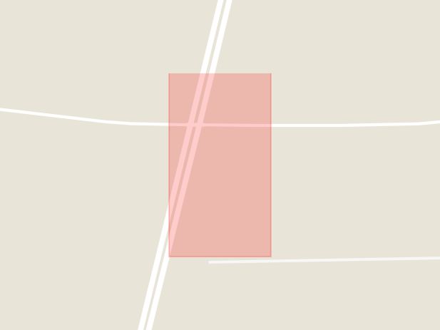 Karta som med röd fyrkant ramar in Gånarp, Ängelholm, Skåne län