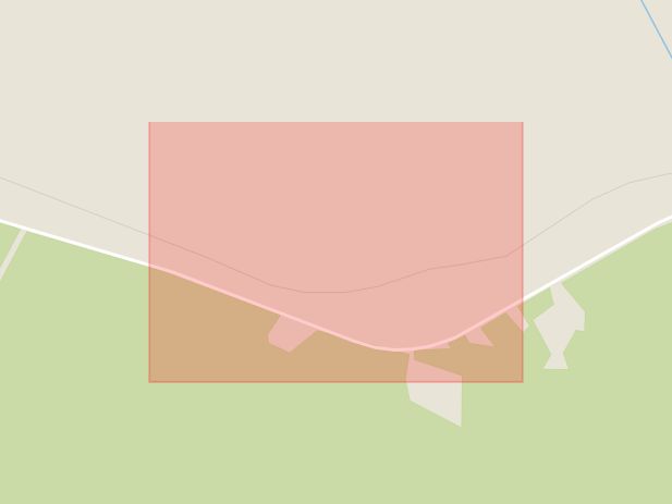 Karta som med röd fyrkant ramar in Putsered, Laholm, Hallands län