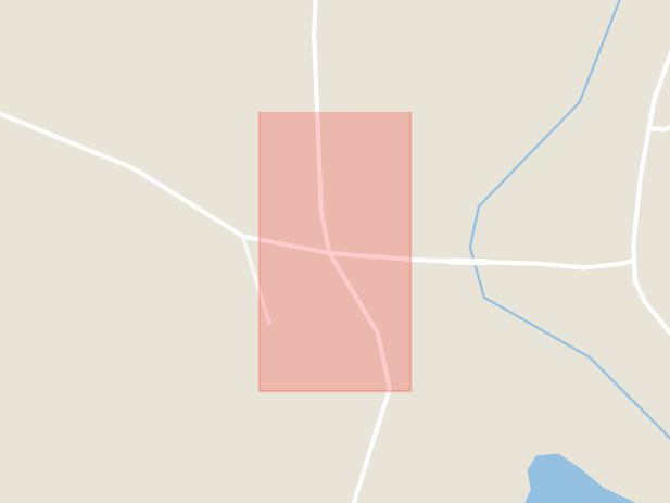 Karta som med röd fyrkant ramar in Gunnarp, Falkenberg, Hallands län