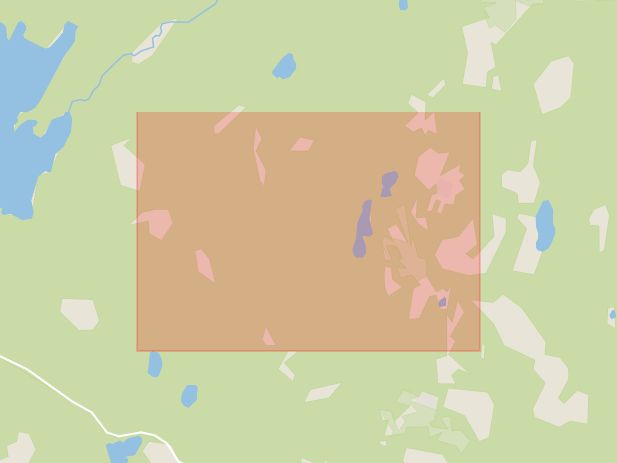 Karta som med röd fyrkant ramar in Hyltan, Huskvarna, Gnosjö, Jönköpings län