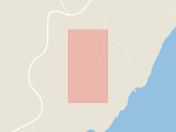 Karta som med röd fyrkant ramar in Liagärde, Mark, Västra Götalands län
