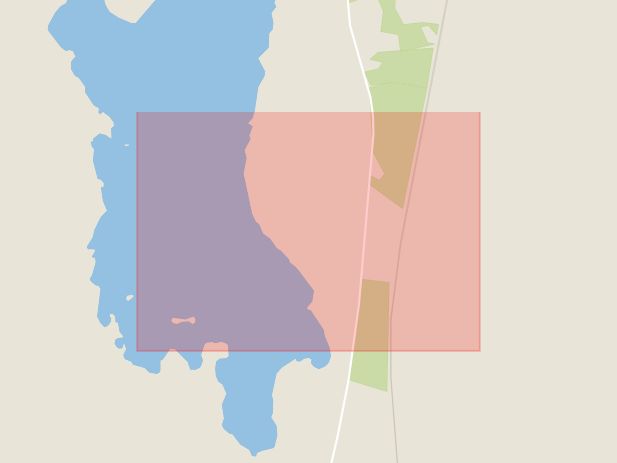 Karta som med röd fyrkant ramar in Spexhult, Solbacka, Nässjö, Jönköpings län