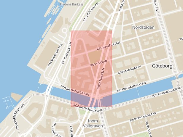 Karta som med röd fyrkant ramar in Smedjegatan, Trollhättan, Gärdhemsvägen, Lerum, Göteborg, Kristinelundsgatan, Ringömotet, Lidköping, Västra Götalands län