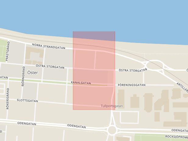 Karta som med röd fyrkant ramar in Cigarren, Jönköping, Jönköpings län