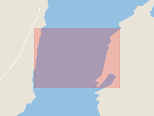 Karta som med röd fyrkant ramar in Ving, Ulricehamn, Västra Götalands län