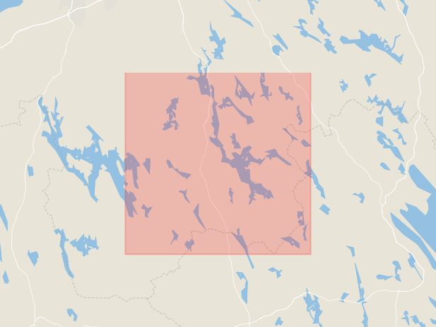 Karta som med röd fyrkant ramar in Kinda, Östergötlands län