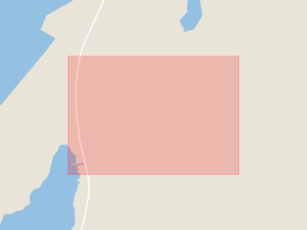 Karta som med röd fyrkant ramar in Forsa, Motala, Örebro Län, Askersund, Örebro län