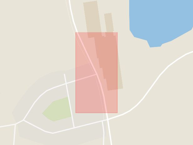 Karta som med röd fyrkant ramar in Hammar, Askersund, Örebro län
