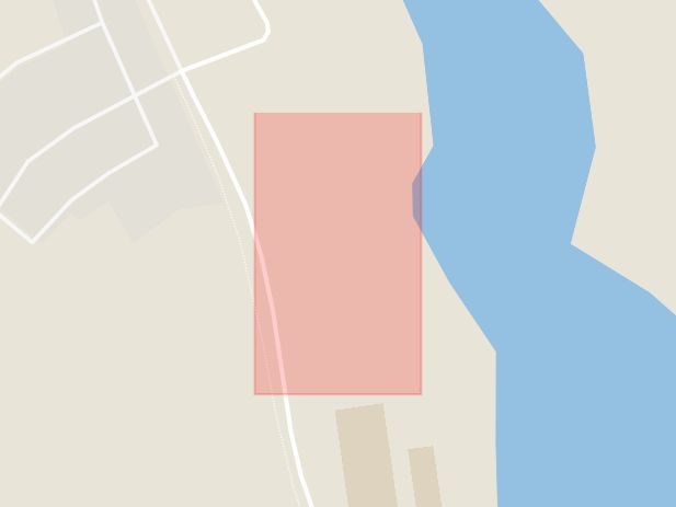 Karta som med röd fyrkant ramar in Hammar, Strandvägen, Göteborg, Askersund, Örebro län