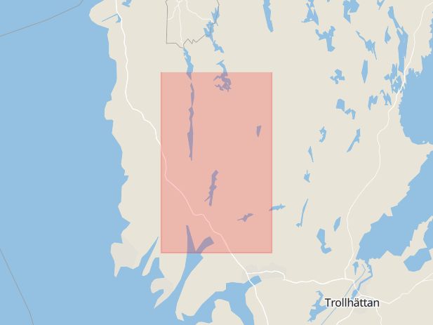 Karta som med röd fyrkant ramar in Munkedalsmotet, Munkedal, Västra Götalands län