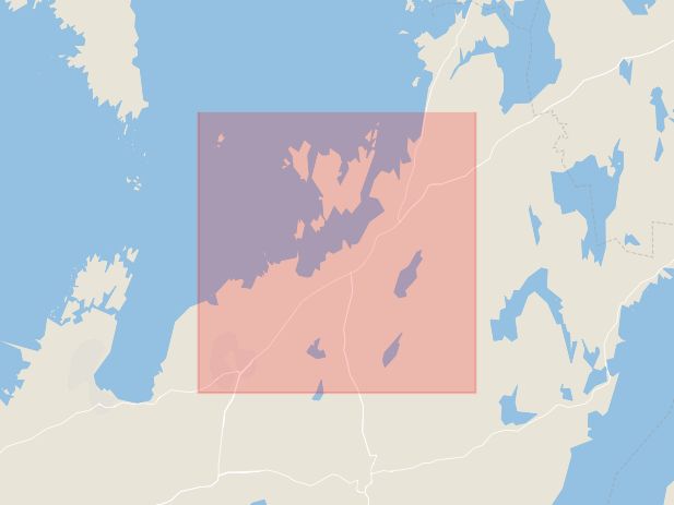 Karta som med röd fyrkant ramar in Mariestads Kommun, Mariestad, Västra Götalands län