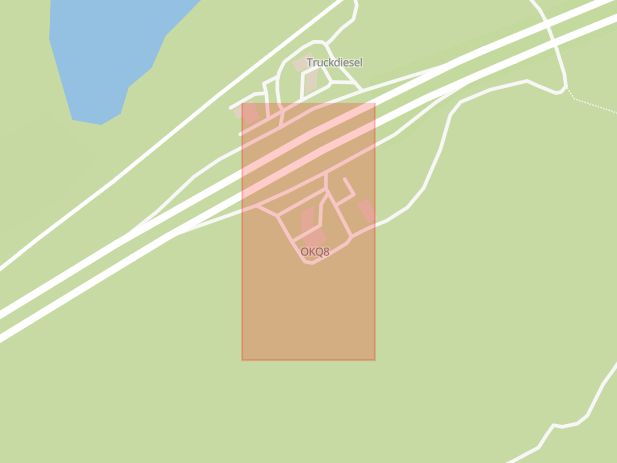 Karta som med röd fyrkant ramar in Sillekrog, Nyköpings Kommun, Trosa, Nyköping