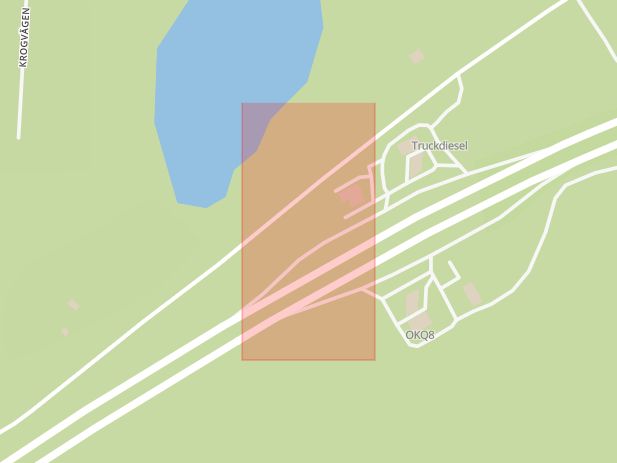 Karta som med röd fyrkant ramar in Sillekrog, Nyköping, Södermanlands län