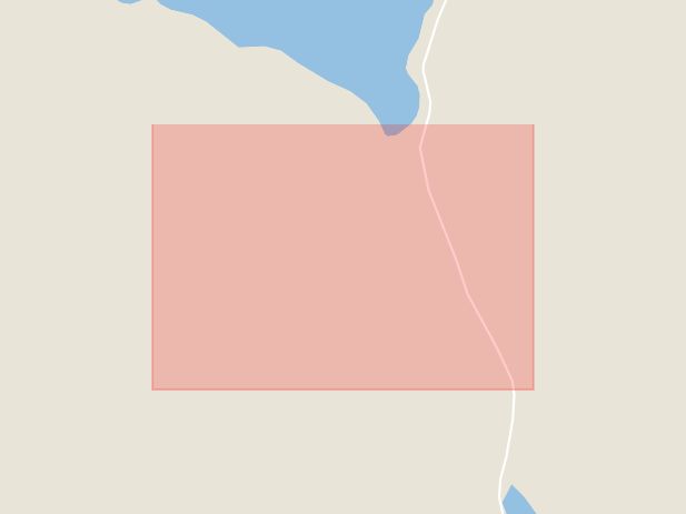 Karta som med röd fyrkant ramar in Läggesta, Askersund, Örebro län