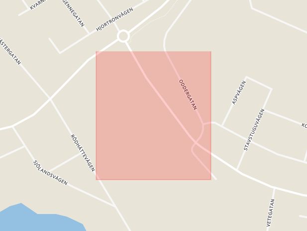 Karta som visar ungefär var händelsen Olaga hot: Hotfull man greps i Katrineholm. inträffat