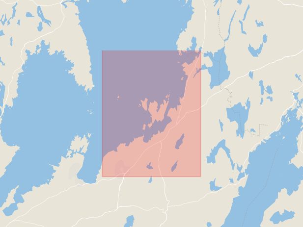 Karta som med röd fyrkant ramar in Skaraborg, Mariestads Kommun, Alingsås, Tjörn, Göteborg, Linnéplatsen, Linnégatan, Västra Götalands län