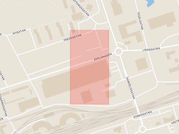 Karta som med röd fyrkant ramar in Kårstahult, Hallsberg, Örebro län