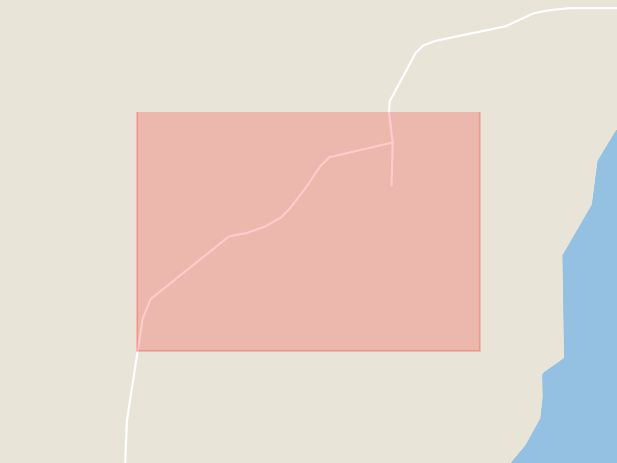 Karta som med röd fyrkant ramar in Visnums Kil, Kristinehamn, Värmlands län