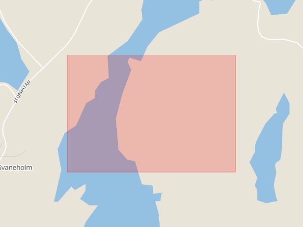 Karta som med röd fyrkant ramar in Sund, Näsvägen, Säffle, Värmlands län