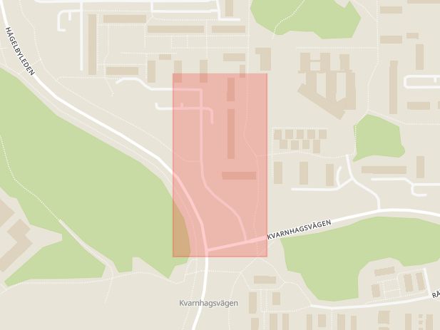 Karta som med röd fyrkant ramar in Alby, Lagfartsvägen, Botkyrka, Stockholms län